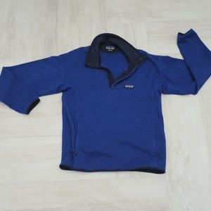Patagonia Men’s Snap T Quarter Fleece Pullover Small blue